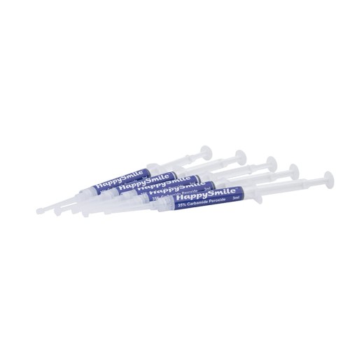 HappySmile 9.5% Hydrogen Peroxide - 5 Syringe Pack